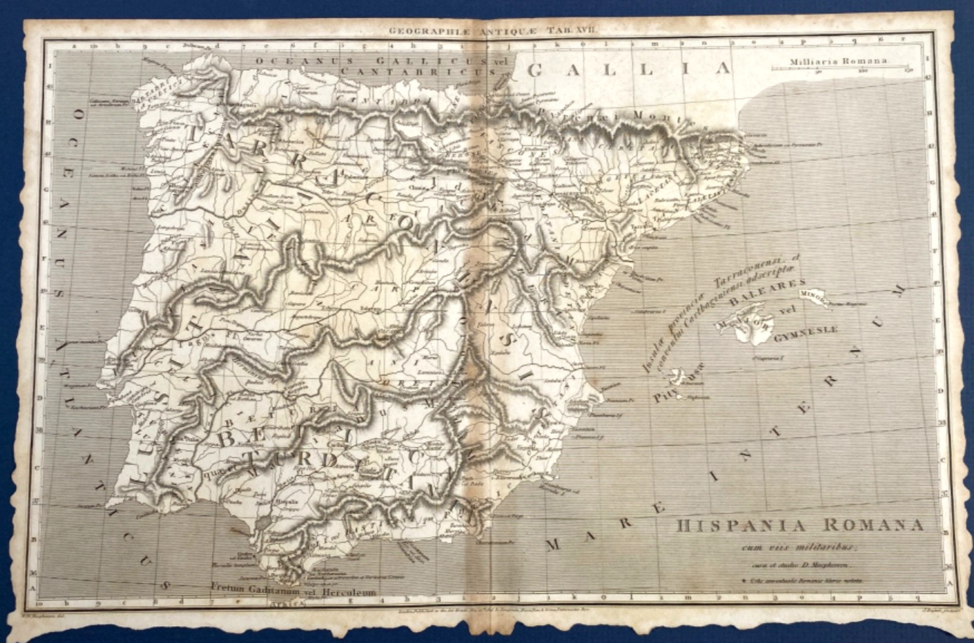 1806 MAP OF SPAIN antique engraved 11