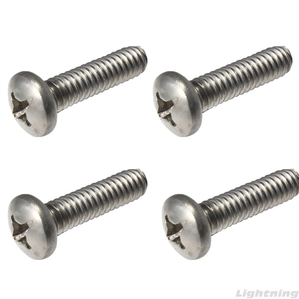 Pan Head Machine Screws Stainless Steel FINE 10-32 x 3-1/2