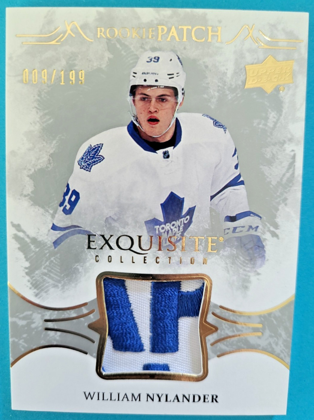 2016-17 William Nylander Exquisite Collection Rookie Patch RP-WN RC 009 /199