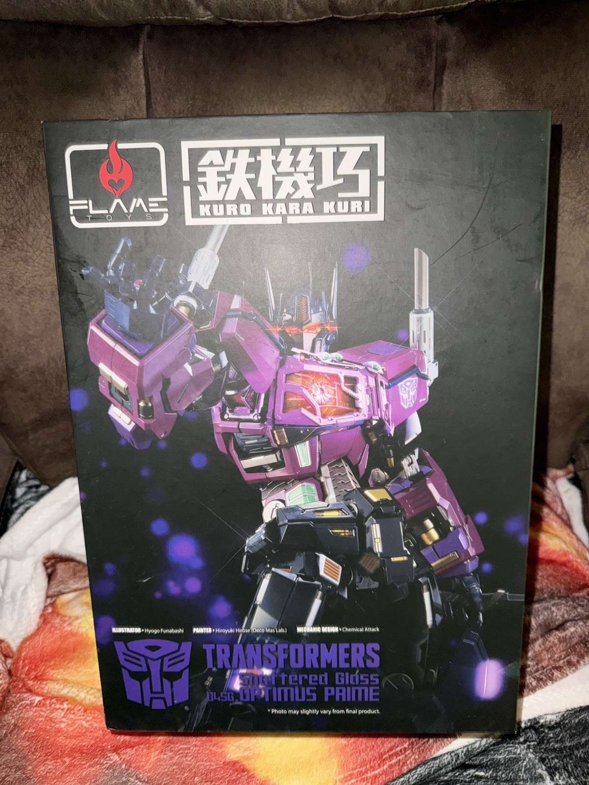 Flame Toys Kuro Kara Kuri Transformers Shattered Glass Optimus Prime Figure