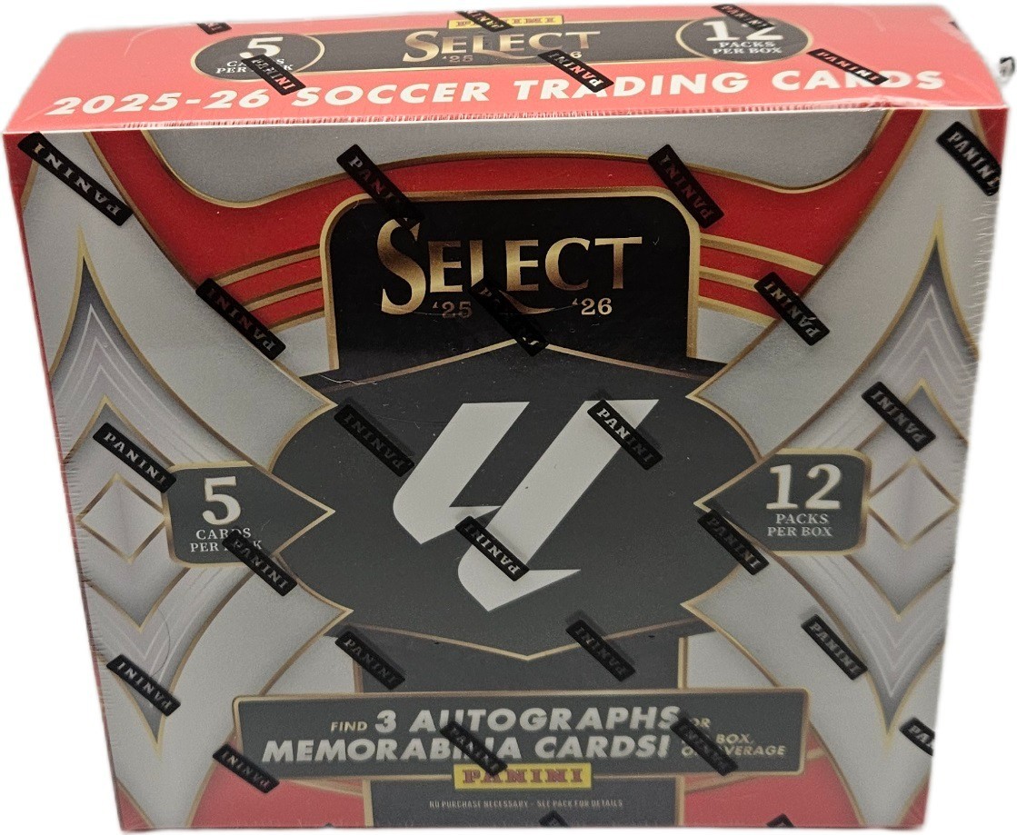 2025-26 Panini Select La Liga Soccer Factory Sealed Hobby Box 3 Hits Per Box