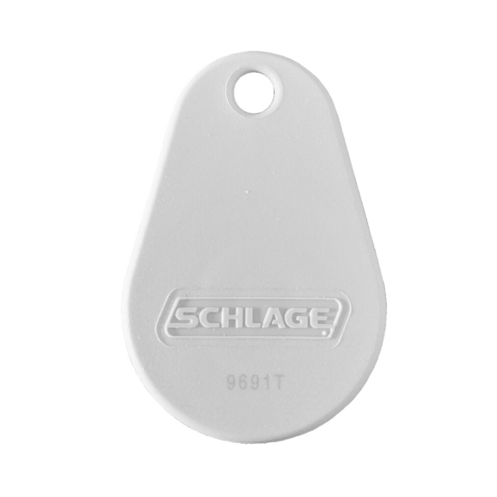 Schlage 9691T Dual Tech Thin Fob Credential 5 Pack