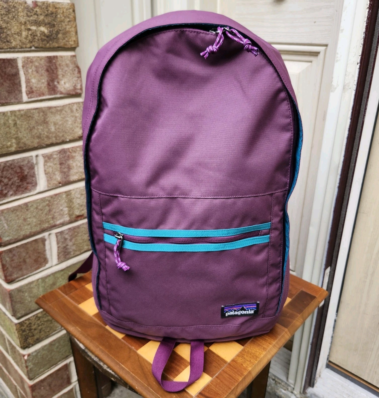 Patagonia Arbor Daypack 20L Purple Teal Blue Backpack Schoolbag NOS NWOT