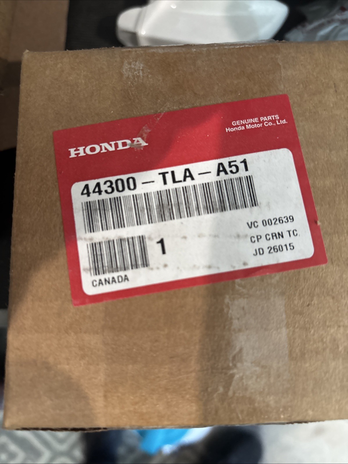 2017-2022 Honda Bearing Assembly Front Hub- 44300TLA-A51