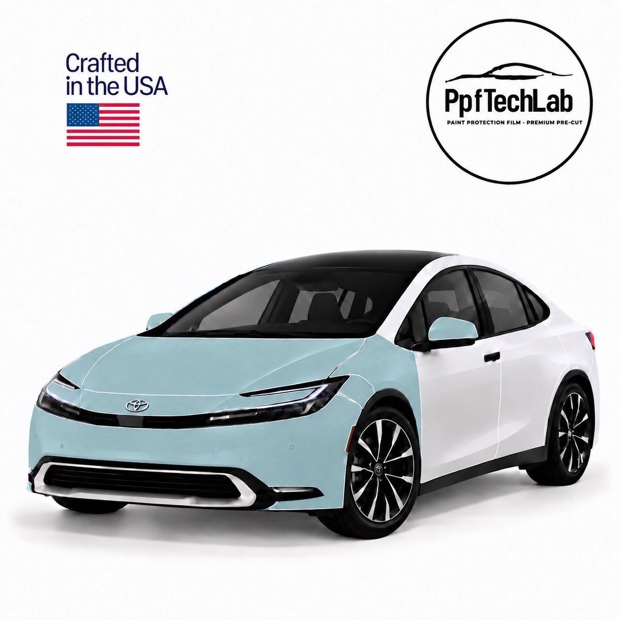 2023-2025 Toyota Prius Prime Full front Pre-Cut PPF Kit 8.5 Mil Gloss