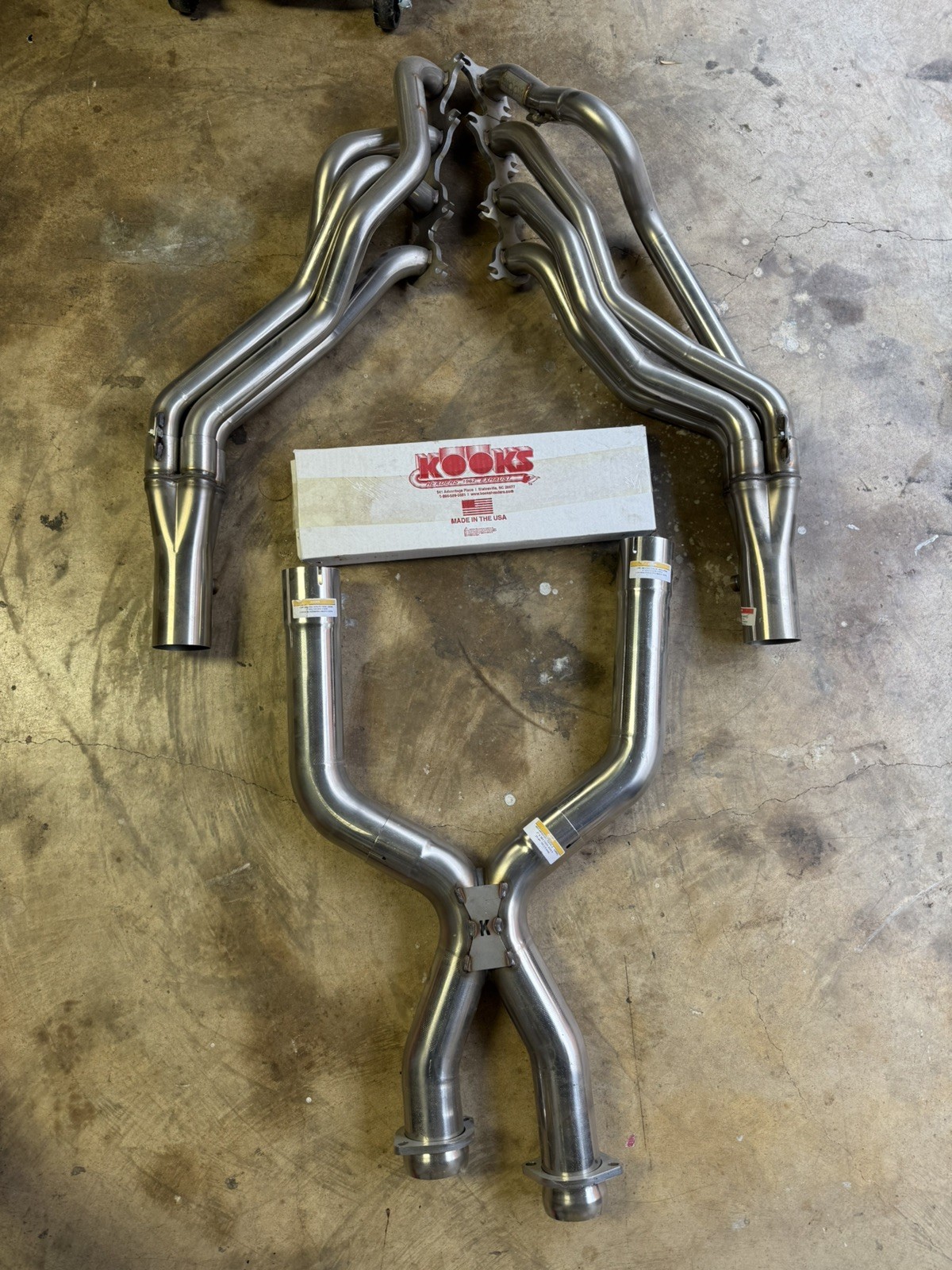 KOOKS 79-95 MUSTANG COYOTE SWAP HEADERS/X-PIPE