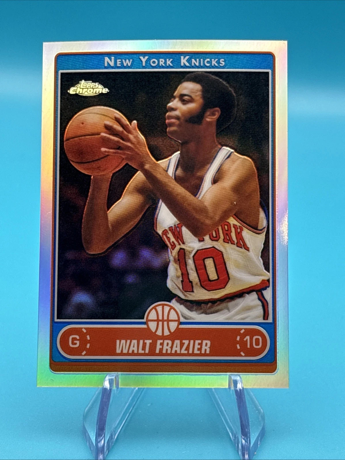 2006-07 Topps Chrome #157 Walt Frazier Refractor