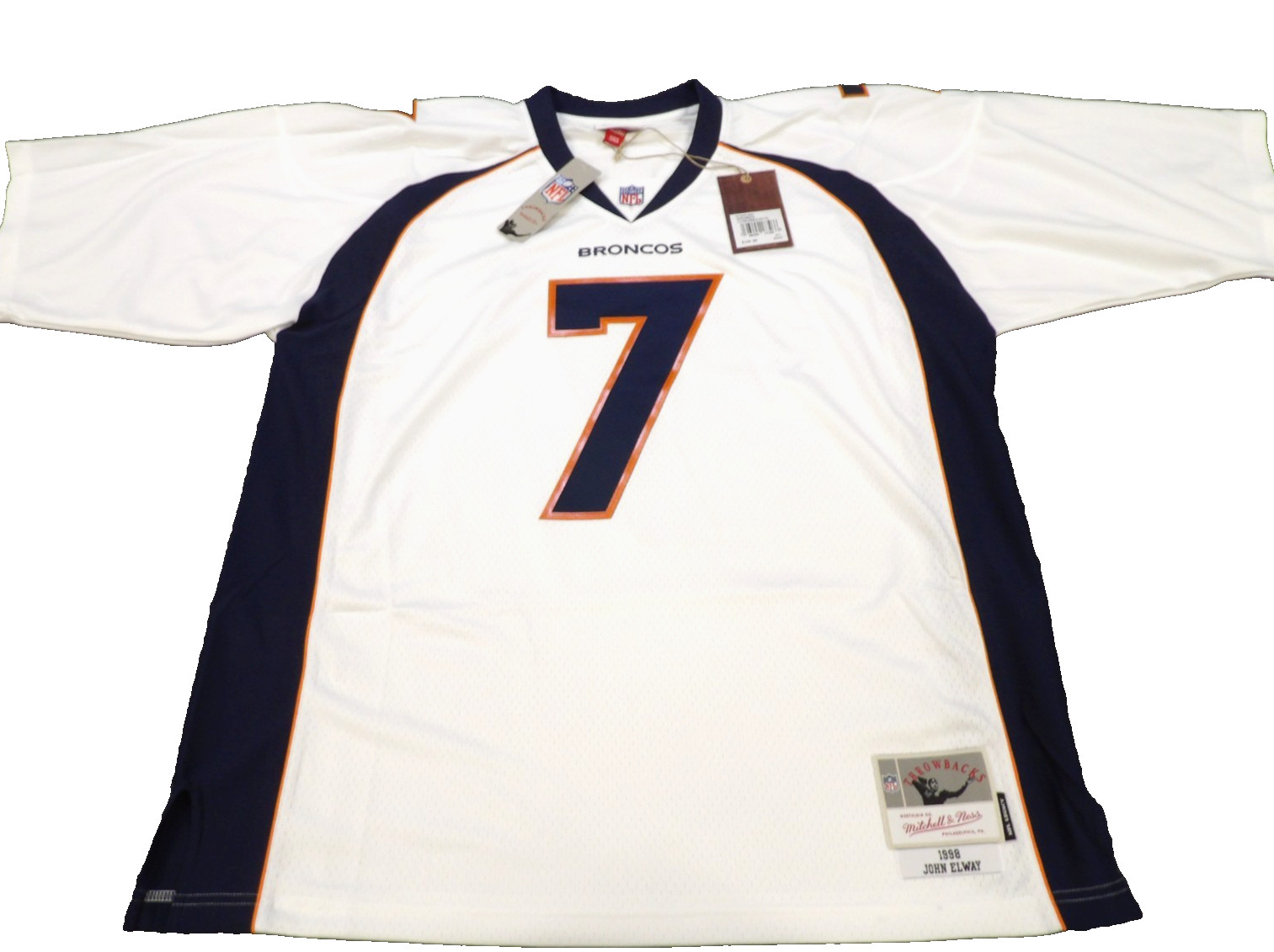 MITCHELL & NESS NFL DENVER BRONCOS JOHN ELWAY 1998 LEGACY JERSEY SIZE 56 3XL MITCHELL & NESS NFL DENVER BRONCOS JOHN ELWAY 1998 LEGACY JERSEY SIZE 56 3XL