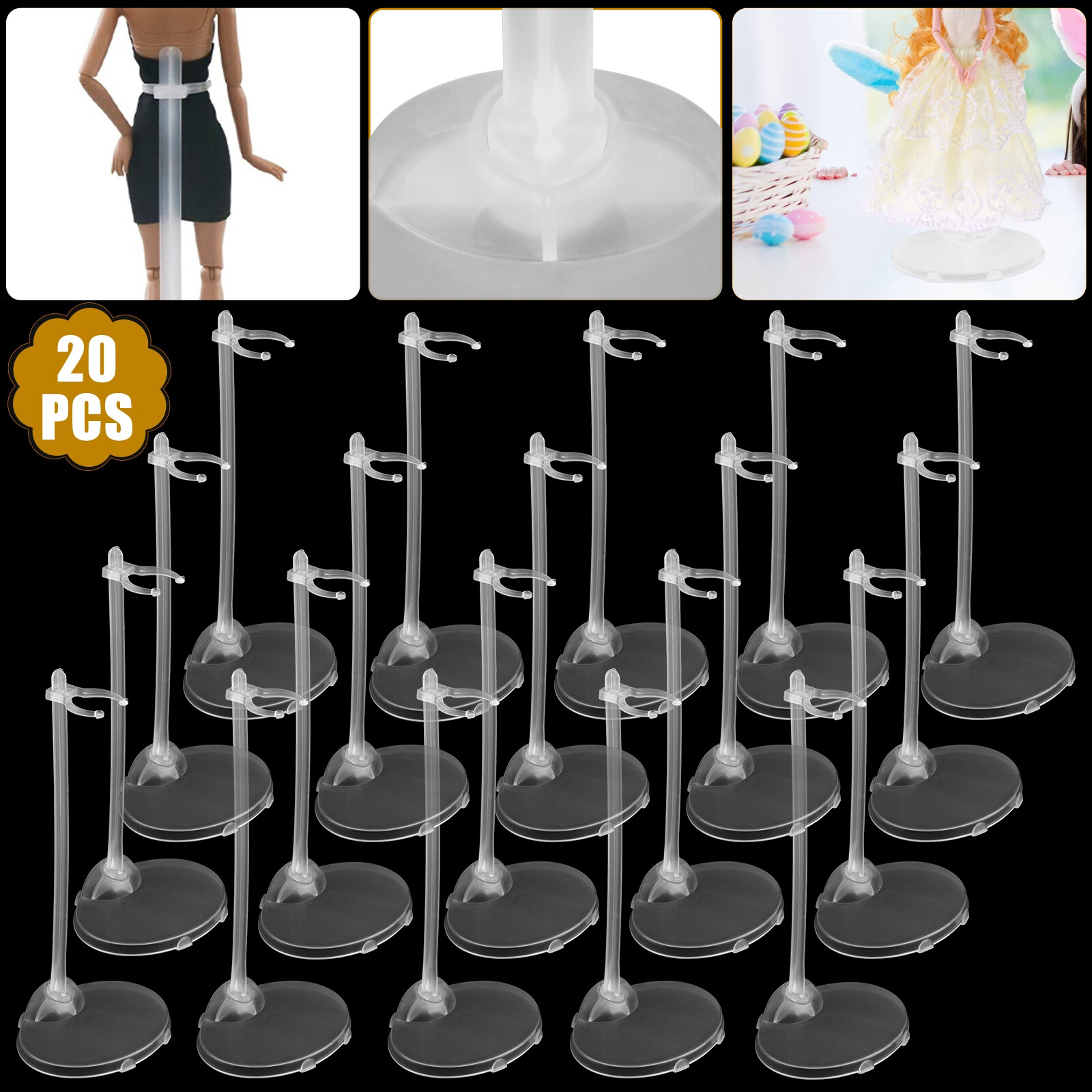 20 Set Doll Stand Display Holder for 11 20 Set Doll Stand Display Holder for 11