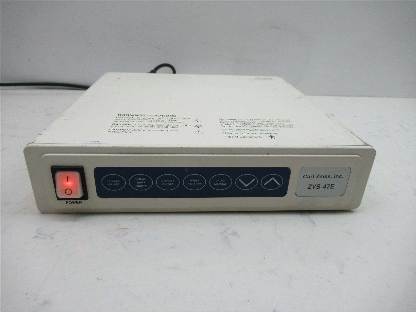 Carl Zeiss ZVS-47E Video Camera Controller Medical Endoscopy