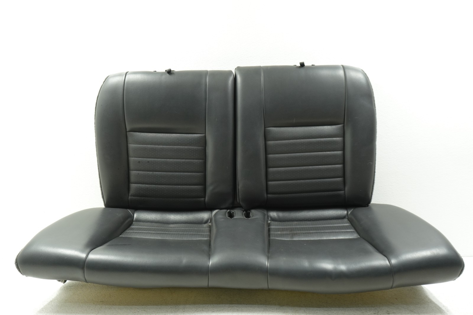 1999-2004 OEM Ford Mustang Coupe GT Leather Rear Seats Back Seat Charcoal |W8513
