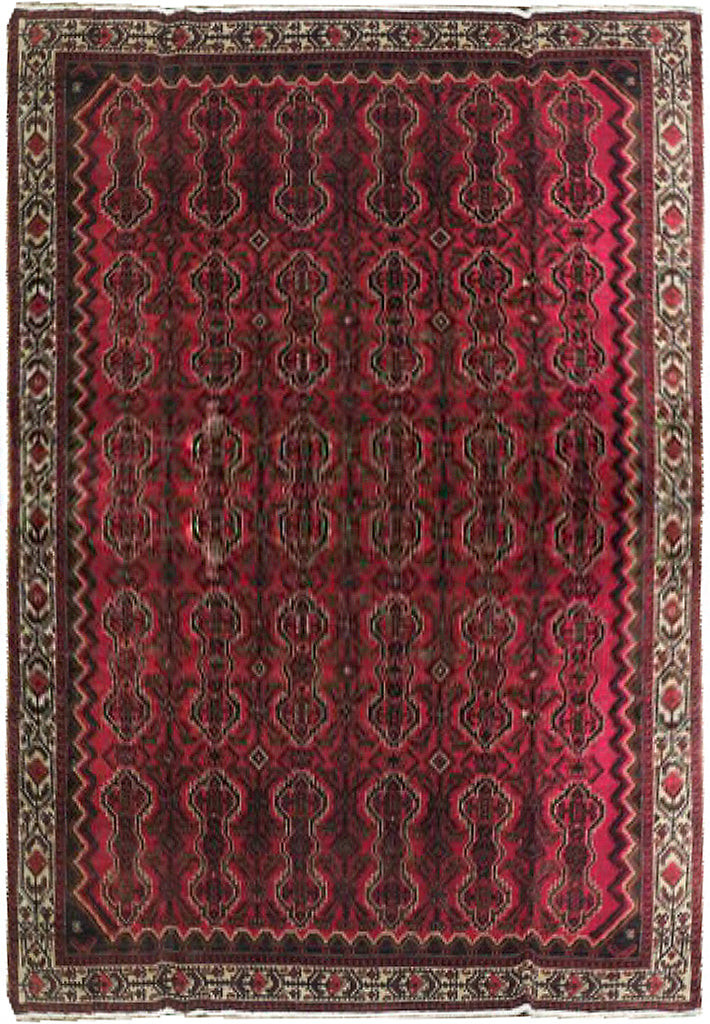 9x11\' Semi-Antique Perrsian Tribbal Hamadan Rug #PIX-15326