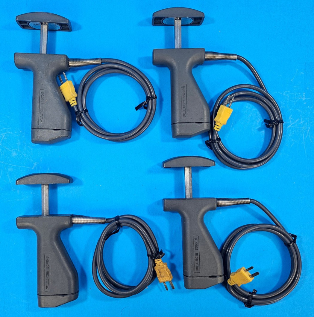 Fluke 80PK-8 Pipe Clamp Type K Thermocouple Thermometer Temperature Probe HVAC