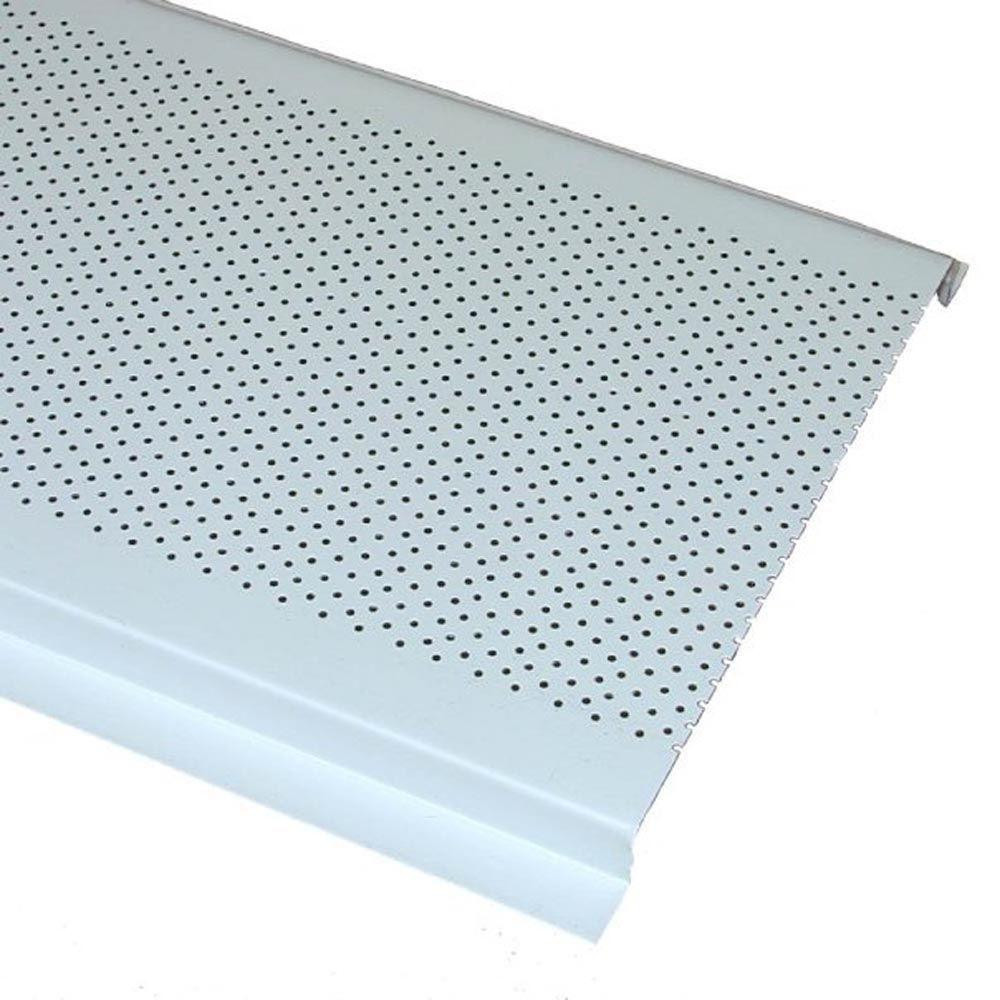 4.5”White Aluminum Soffit Vent|Continuous Intake Vent|Attic Ventilation|Decomesh
