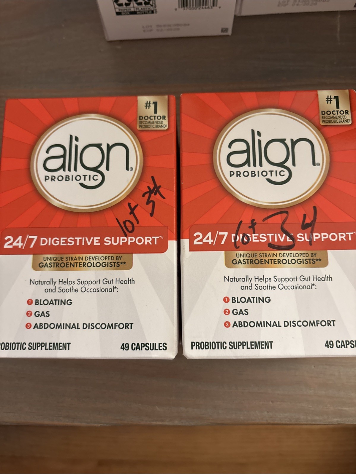 2X New Align Probiotic 24/7 Digestive Support - Exp. 12/27+ New Sealed