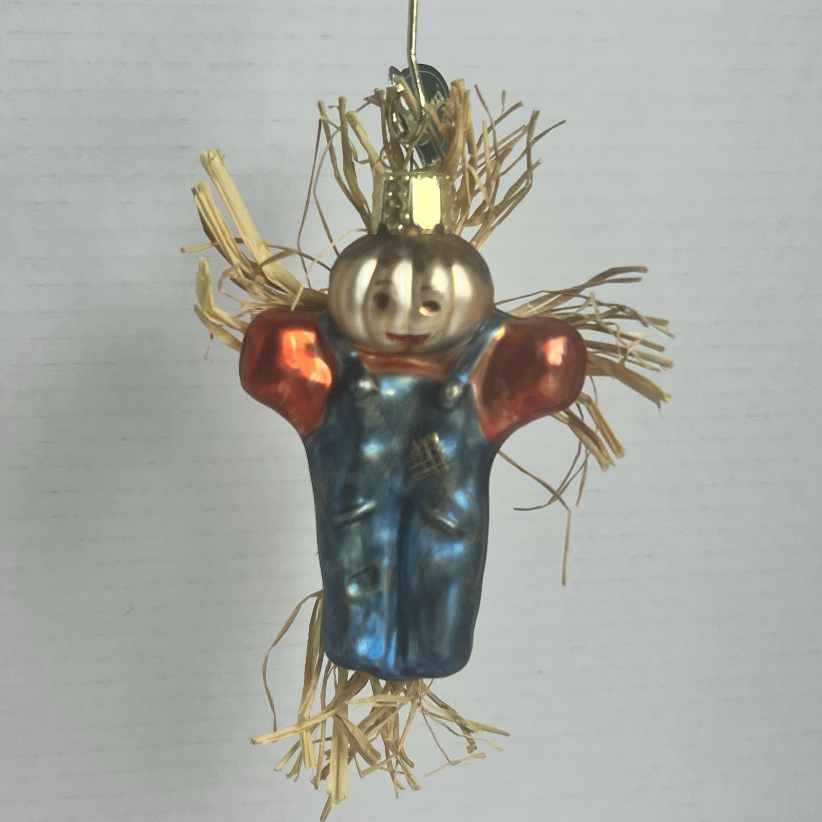 CHRISTBORN Mouth Blown Hand Painted BAVARIA GERMANY SCARECROW Ornament Halloween