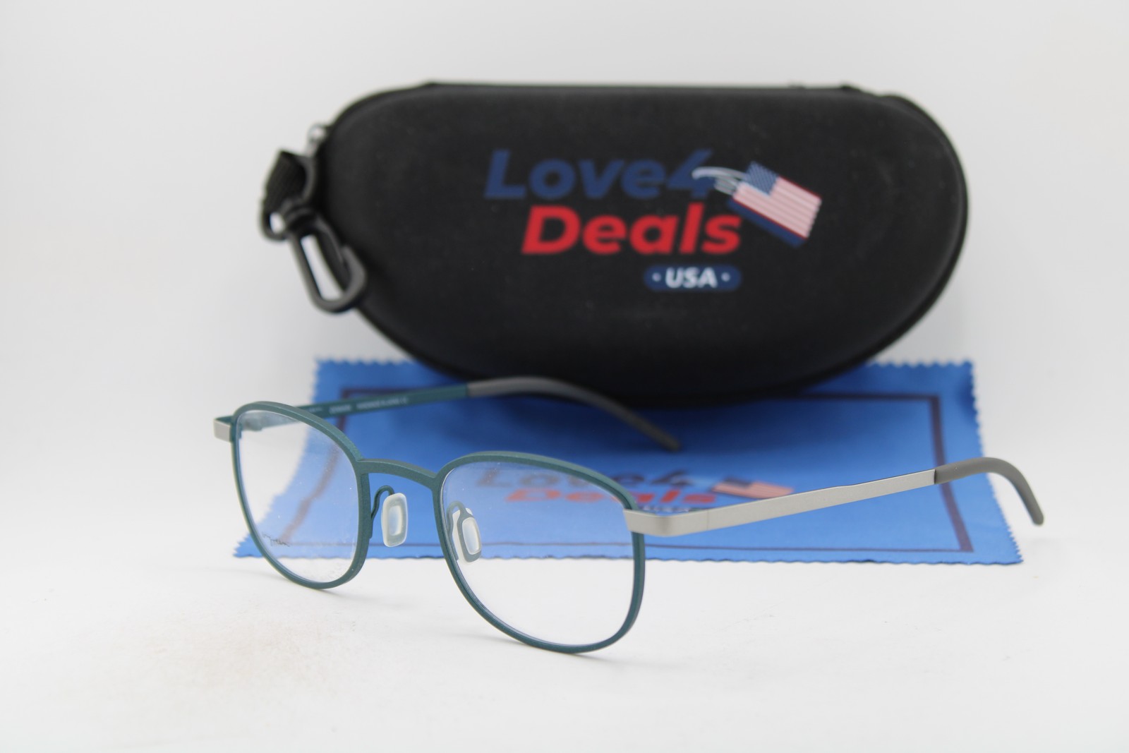 NEW ORGREEN DENMARK ALLEN 1177 BLUE TITANIUM BLACK AUTHENTIC EYEGLASSES 47-23 NEW ORGREEN DENMARK ALLEN 1177 BLUE TITANIUM BLACK AUTHENTIC EYEGLASSES 47-23