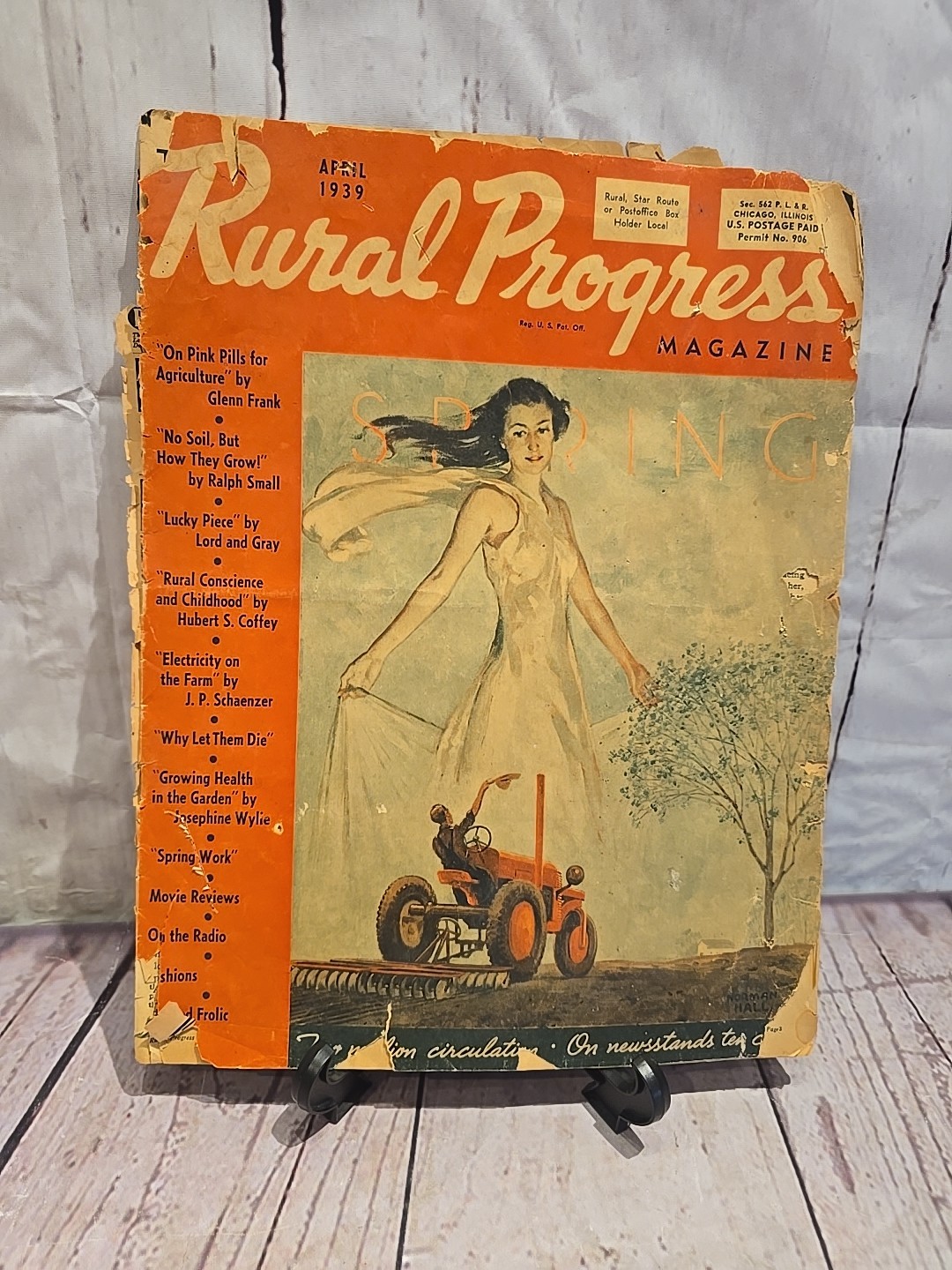 Rural Progress Magazine - April 1939 Pink Pills for Agriculture Farm Electricity