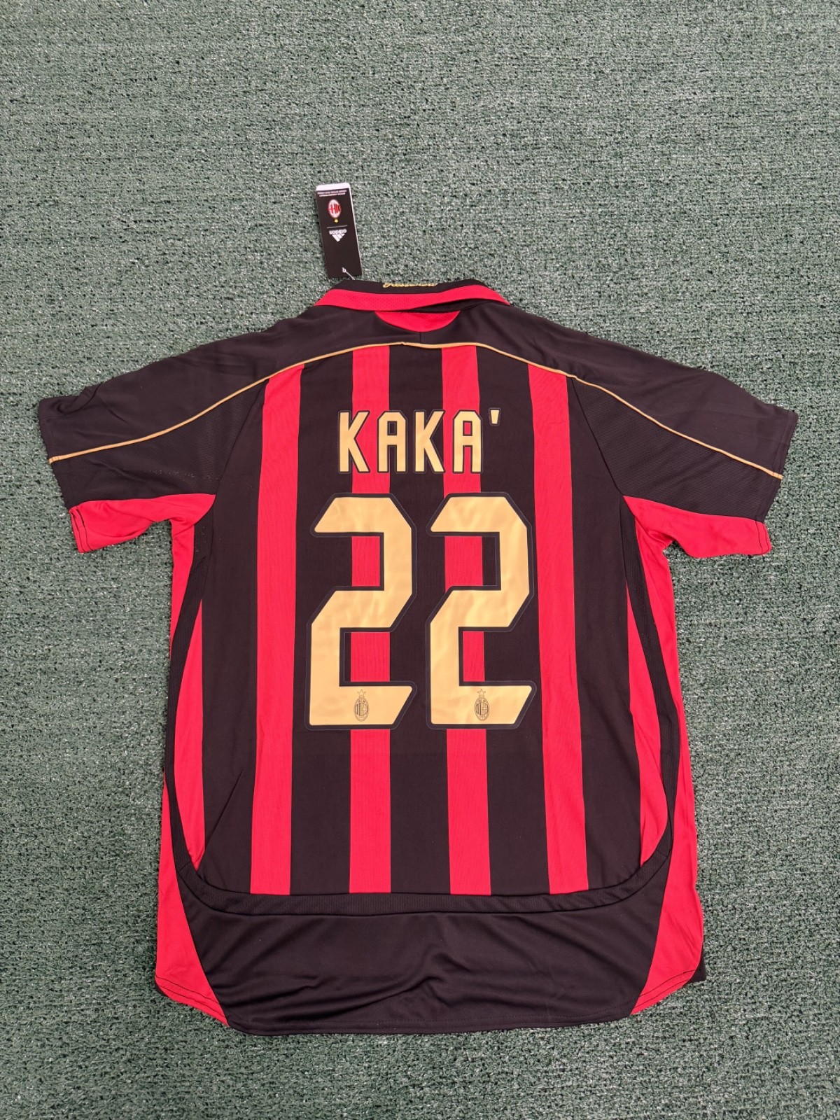 Kaka AC Milan Retro Vintage Soccer Jersey 2007 Champions League