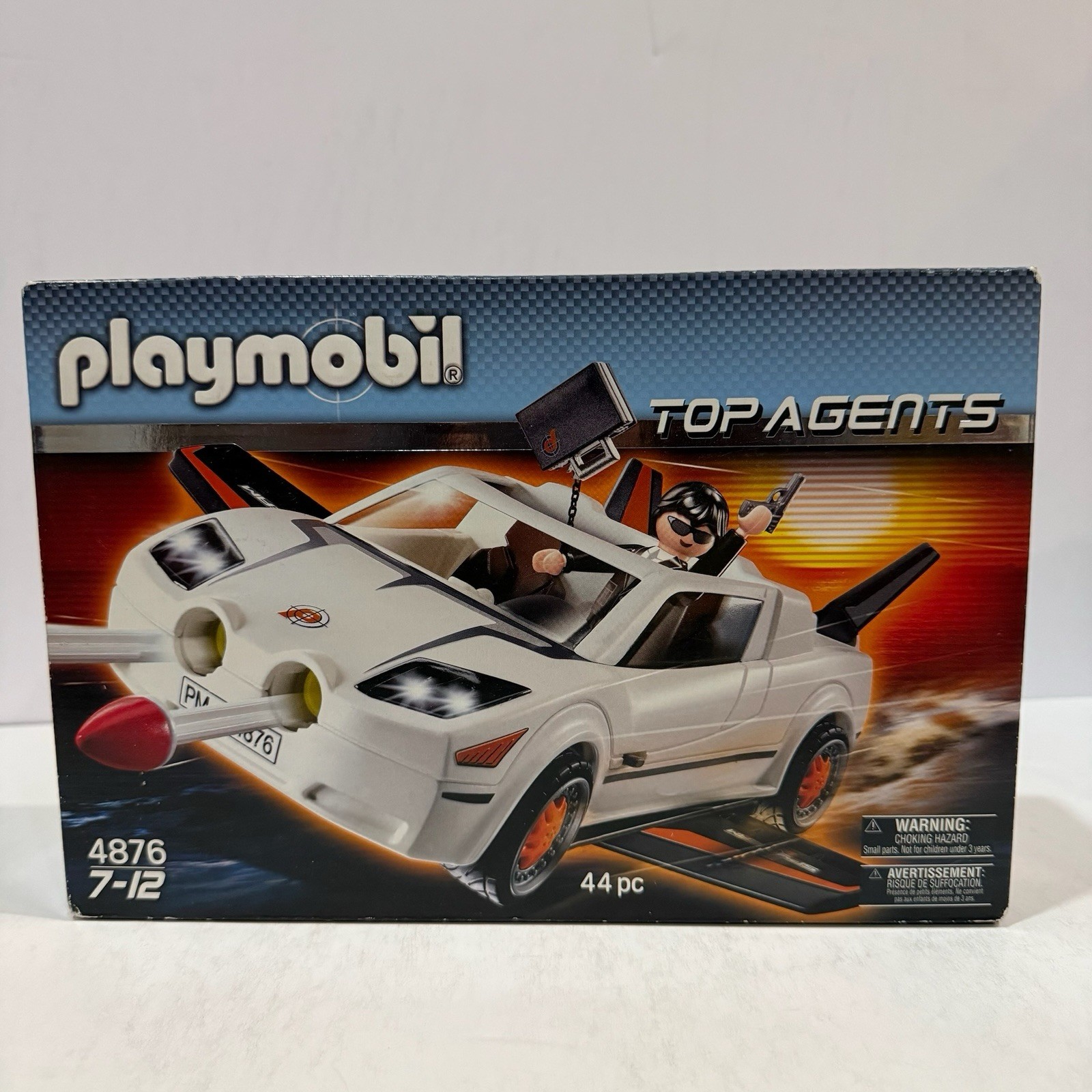 PLAYMOBIL 4876 Secret Agent Super Racer Top Agents Race Spy Car NEW in BOX