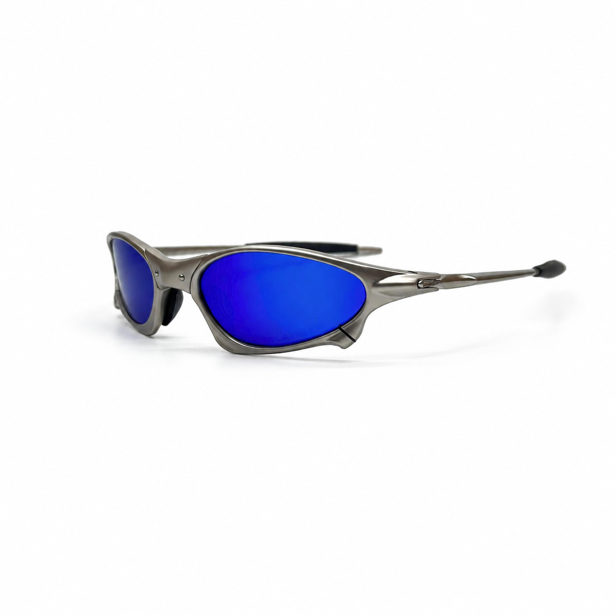 Oakley Penny Juliet X-Metal Silver Frame Blue Lens Vintage Sunglasses New