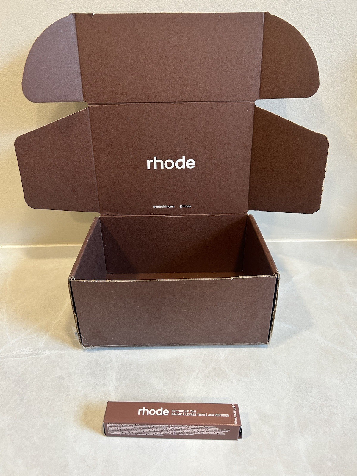 NEW Rhode Hailey Bieber Peptide Lip Tint Macadamia Butter Shea Butter In Box