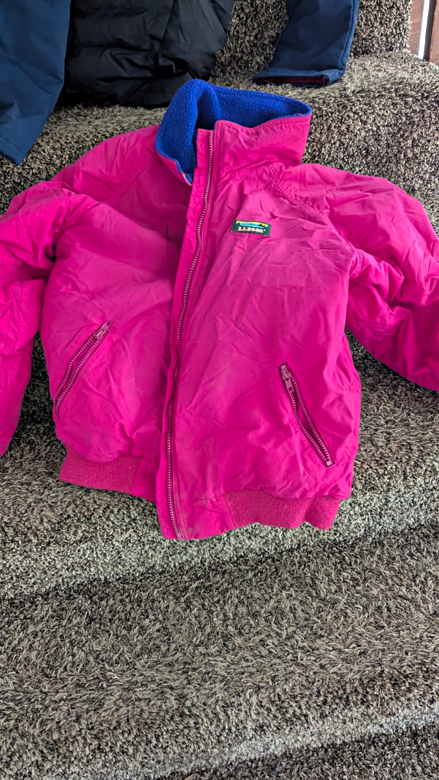 L.L.Bean Warm-up Jacket Women’s L Pink Polyester Lined Vintage L.L.Bean Warm-up Jacket Women’s L Pink Polyester Lined Vintage