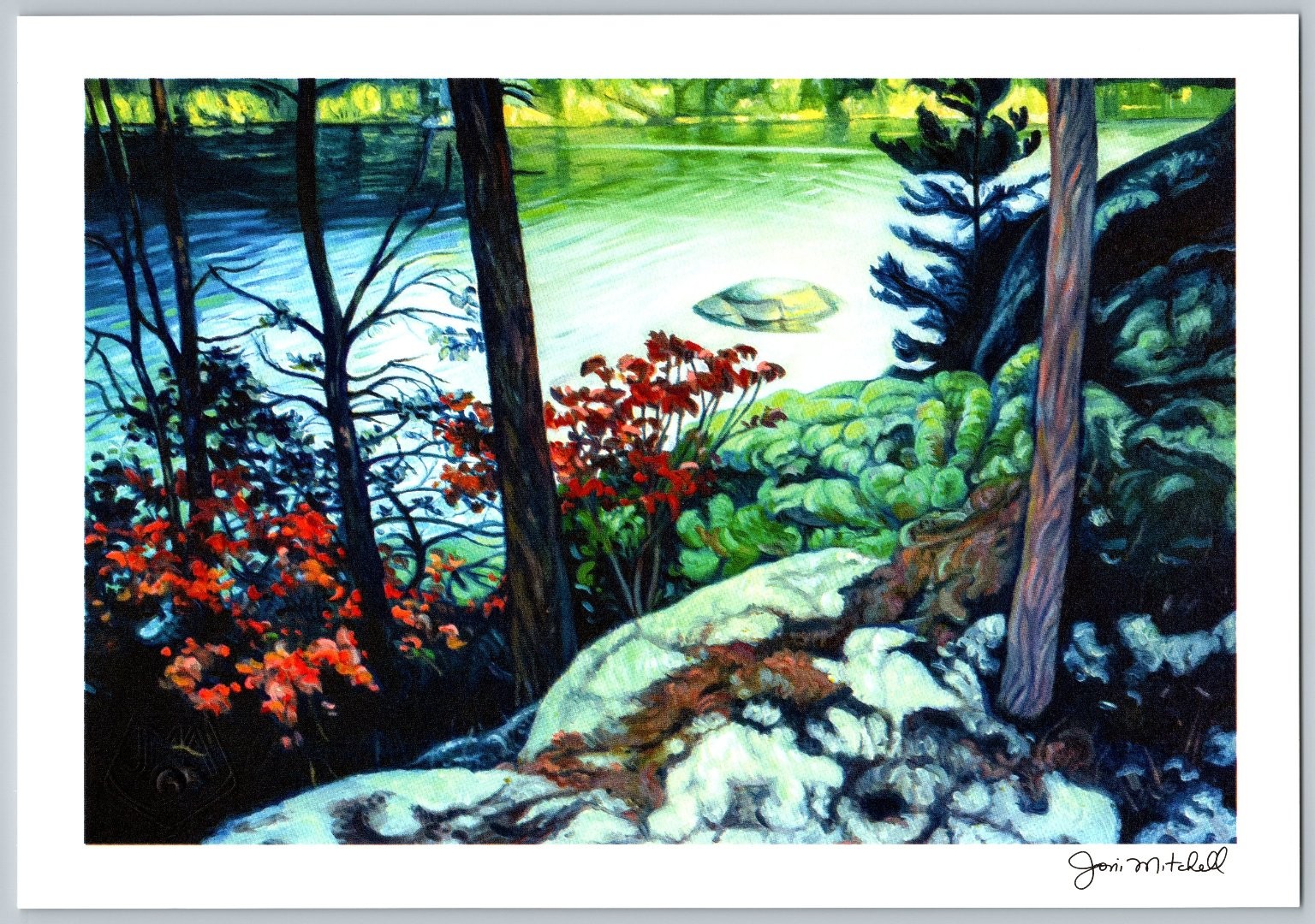 Joni Mitchell Landscape Art Print Nature Scene JMA Joni Mitchell Landscape Art Print Nature Scene JMA