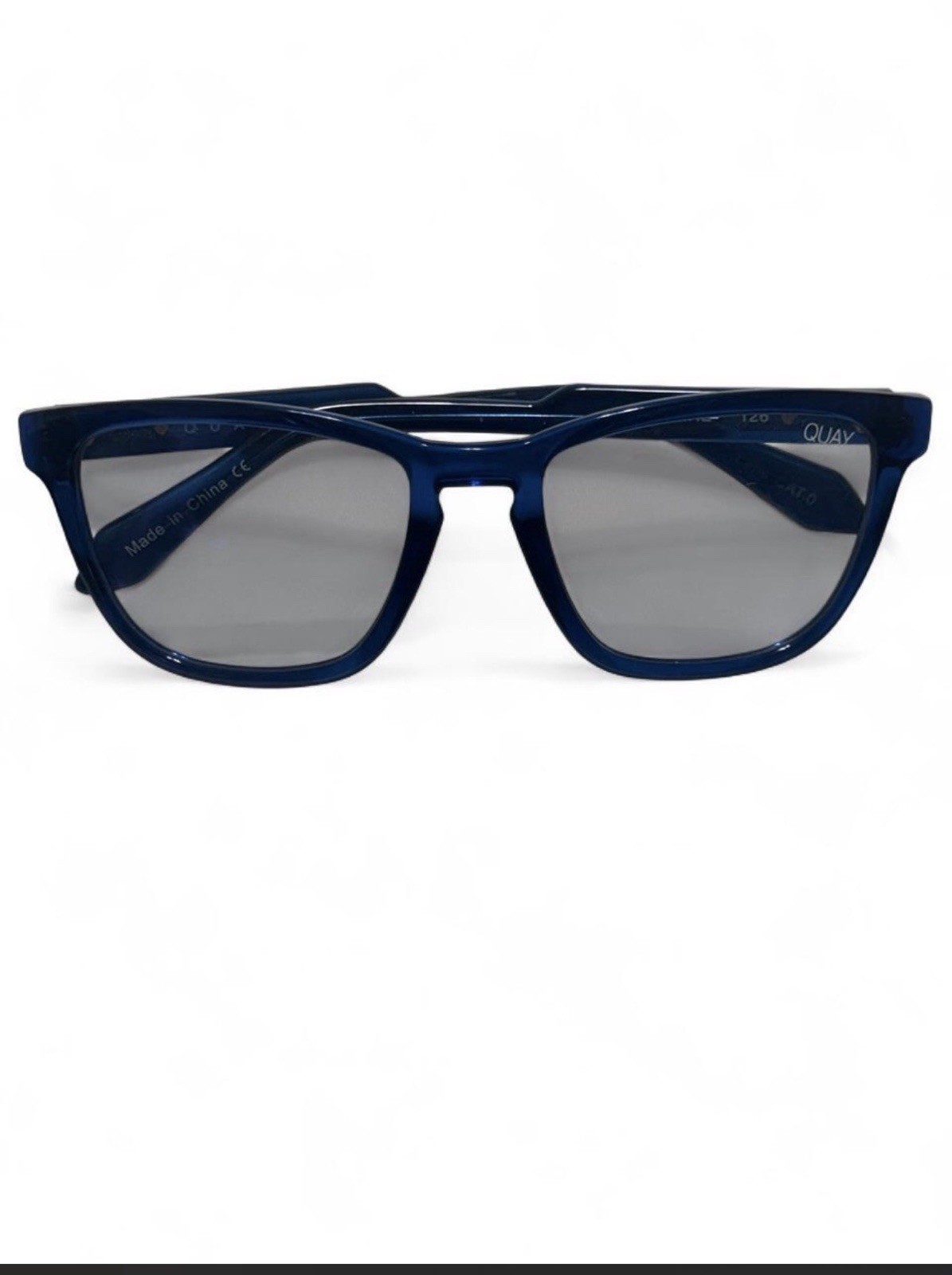Quay Australia Blue Square Blue Light Glasses Women\'s