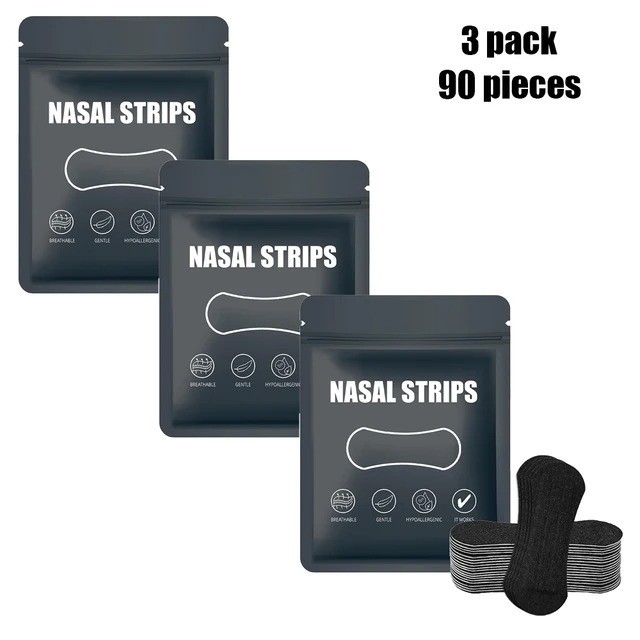 90Pcs Performance Nasal Strips for Breathing Extra Strenght Sweat Proof