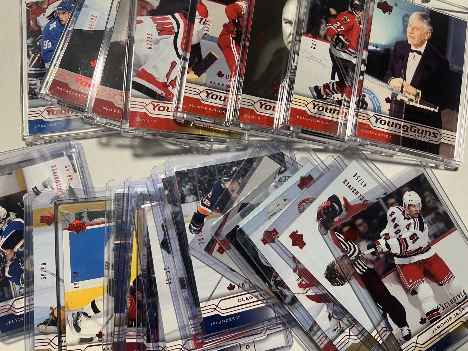 2004-05 Upper Deck Canadian Exclusives /50 & /25 Pick One Complete your Set