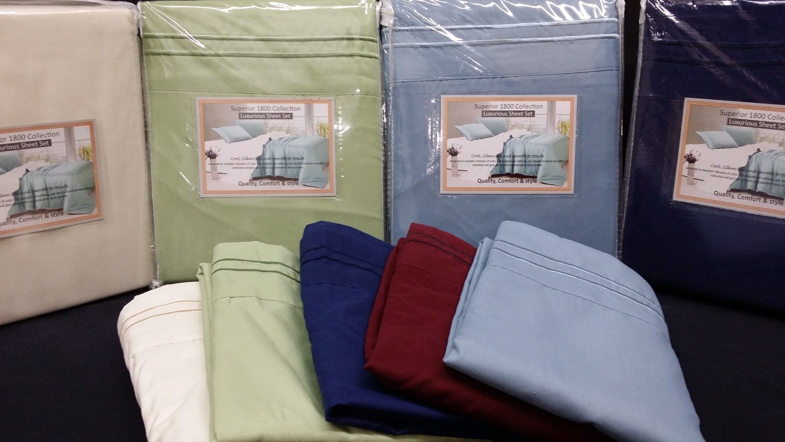 1800 THREAD COUNT 6PC CALIFORNIA KING WATERBED SHEET SET W/ POCKETS + POLES❤ 1800 THREAD COUNT 6PC CALIFORNIA KING WATERBED SHEET SET W/ POCKETS + POLES❤
