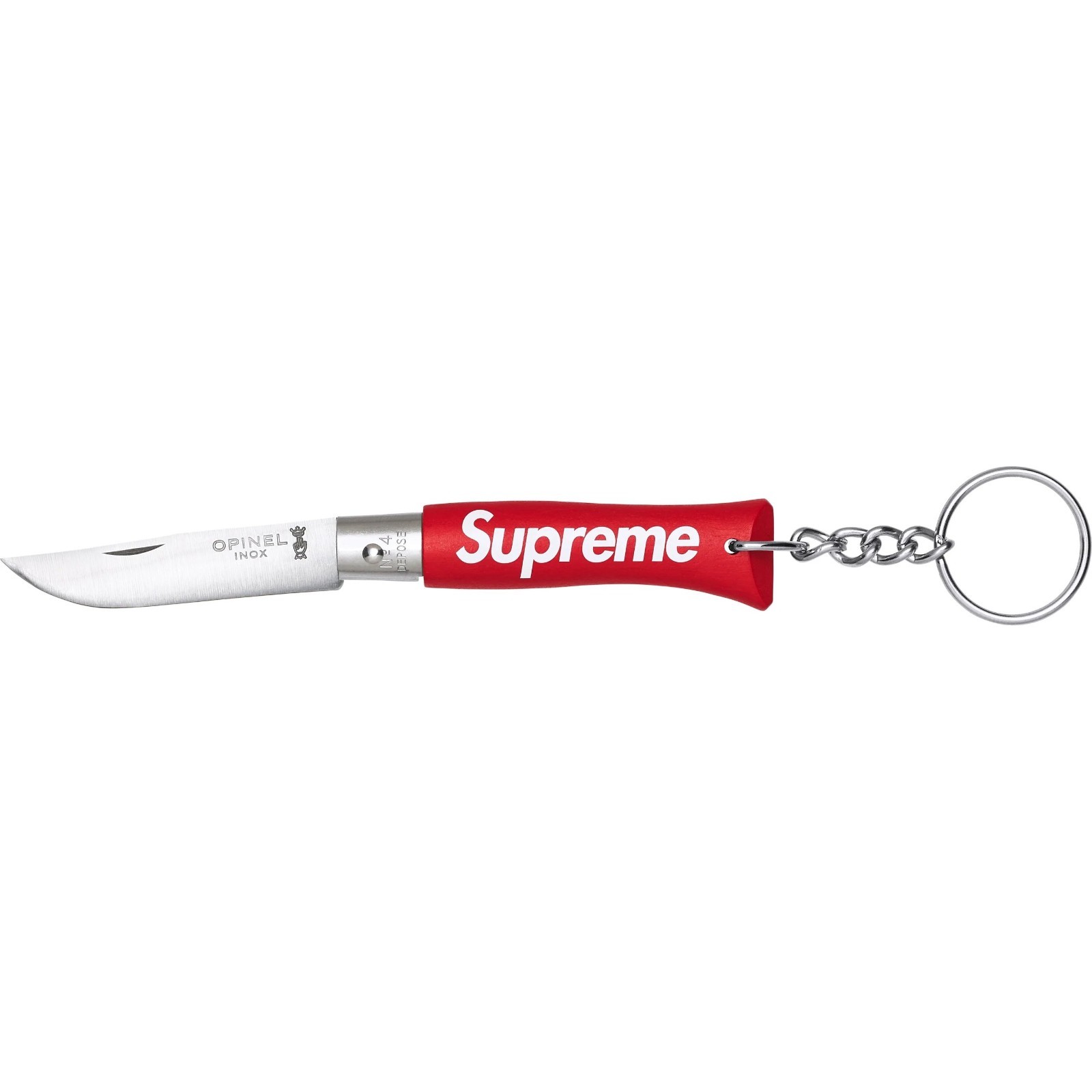 Supreme Opinel No. 4 Keychain Pocket Knife (Red) Supreme Opinel No. 4 Keychain Pocket Knife (Red)