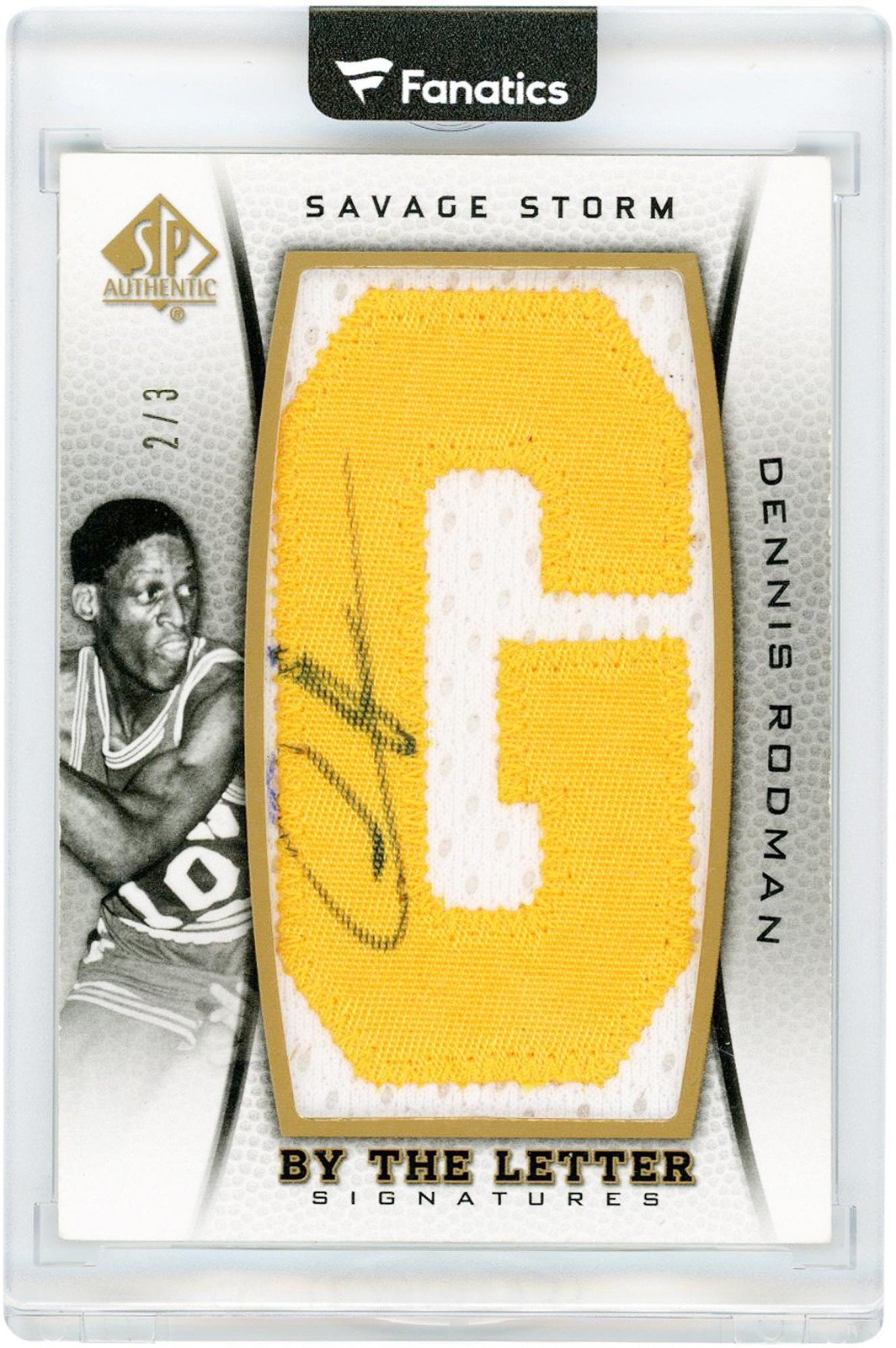Dennis Rodman Southeastern Oklahoma State Signed 2012-13 Upper Deck SP #2/3 Card