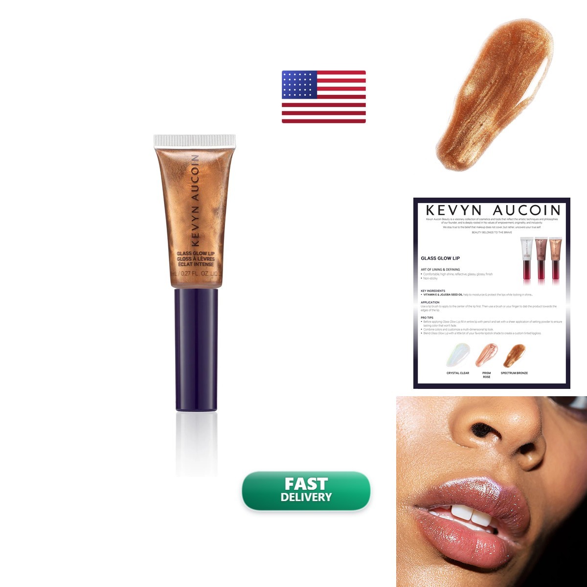 Kevyn Aucoin Glass Glow Lip - Spectrum Bronze