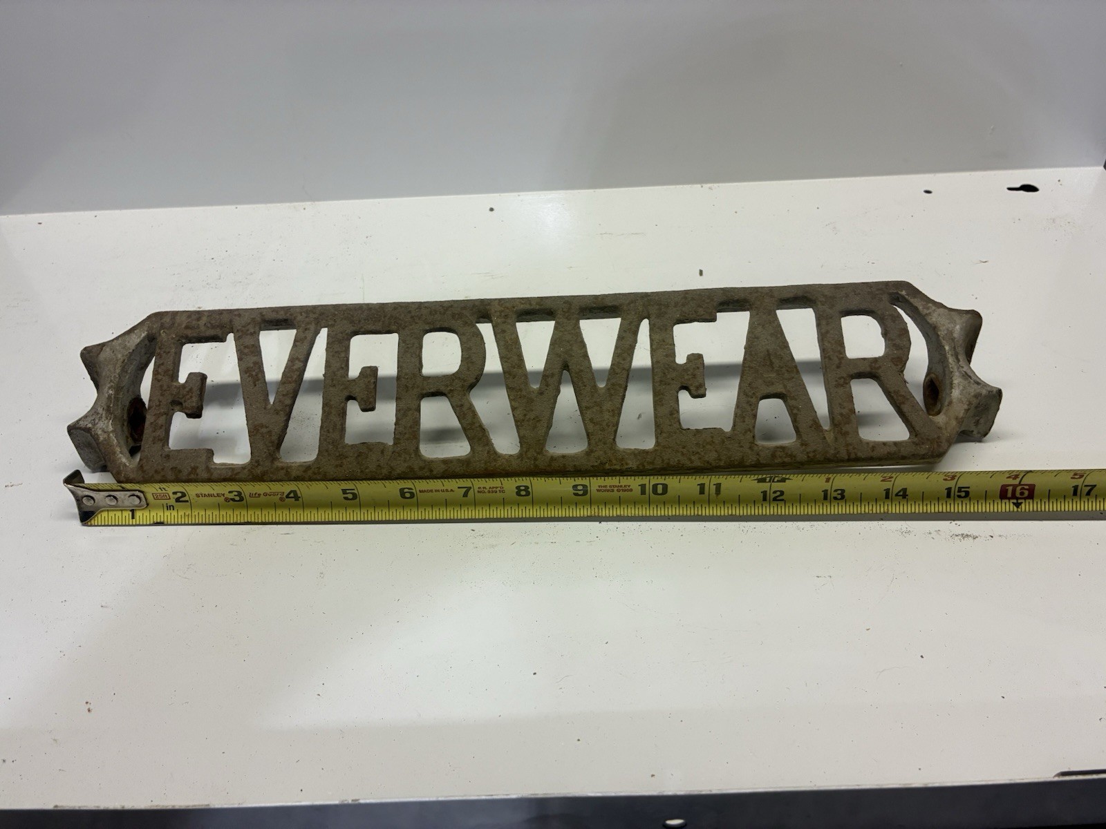 Antique vintage Everwear Cast Iron School Playground Step