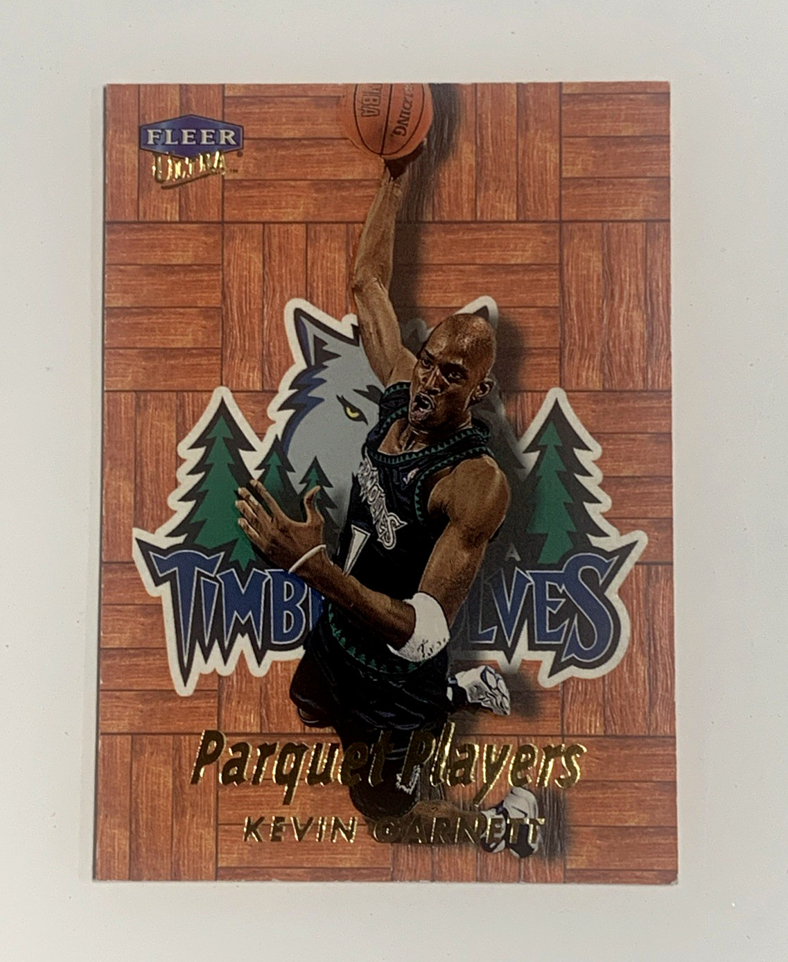 1999-00 Fleer Ultra - Parquet Players Kevin Garnett #5PP 1999-00 Fleer Ultra - Parquet Players Kevin Garnett #5PP