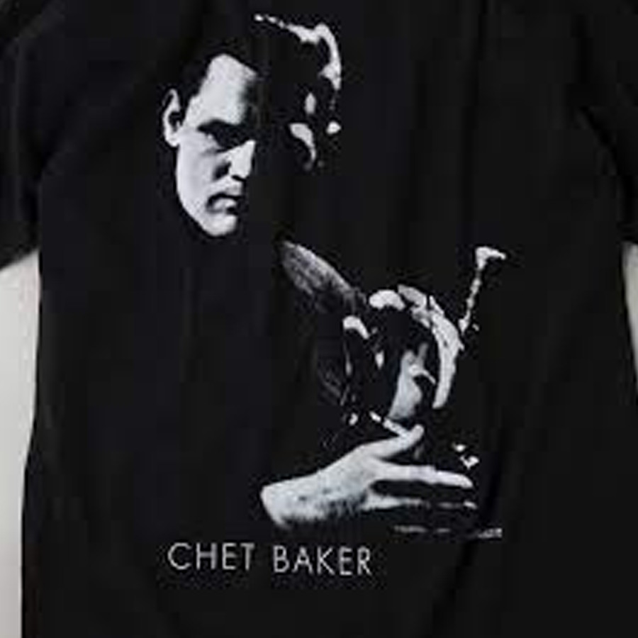VTG Chet Baker black T-shirt SHORT SLEEVE All sizes S to 45Xl XZ412