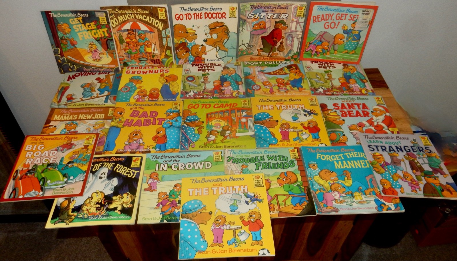 22 Vintage Berenstain Bears Books Stan-Jan Bernstein First Time Books-Mostly 80s