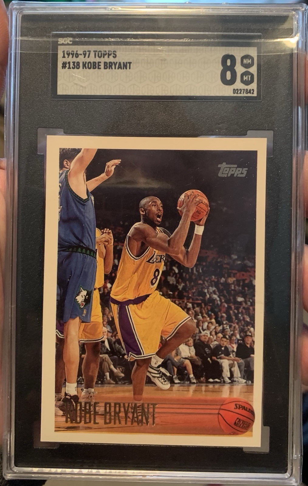 1996-97 Topps - Kobe Bryant #138 Rookie (Rc) SGC 8 1996-97 Topps - Kobe Bryant #138 Rookie (Rc) SGC 8