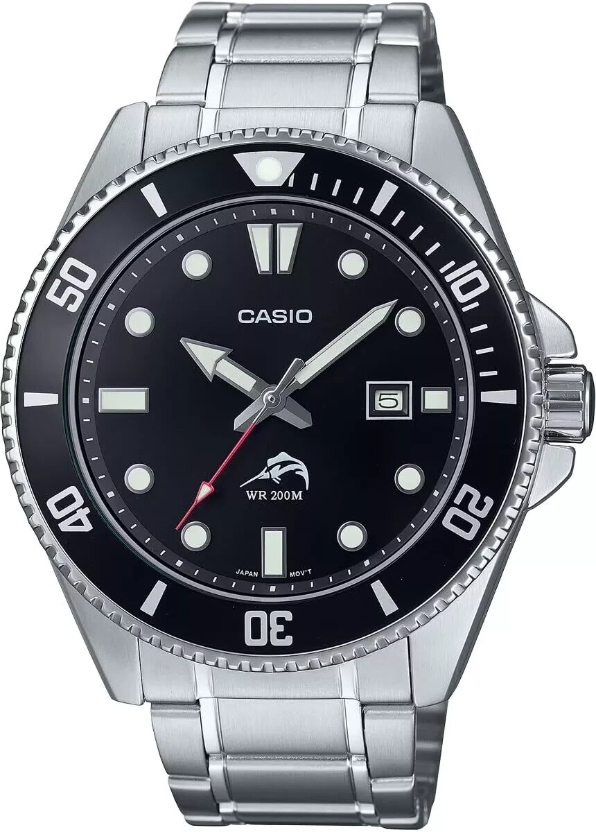 Casio MDV106DD-1A1, Men's Analog Watch, Stainless Bracelet, Date, 200 Meter WR Casio MDV106DD-1A1, Men's Analog Watch, Stainless Bracelet, Date, 200 Meter WR