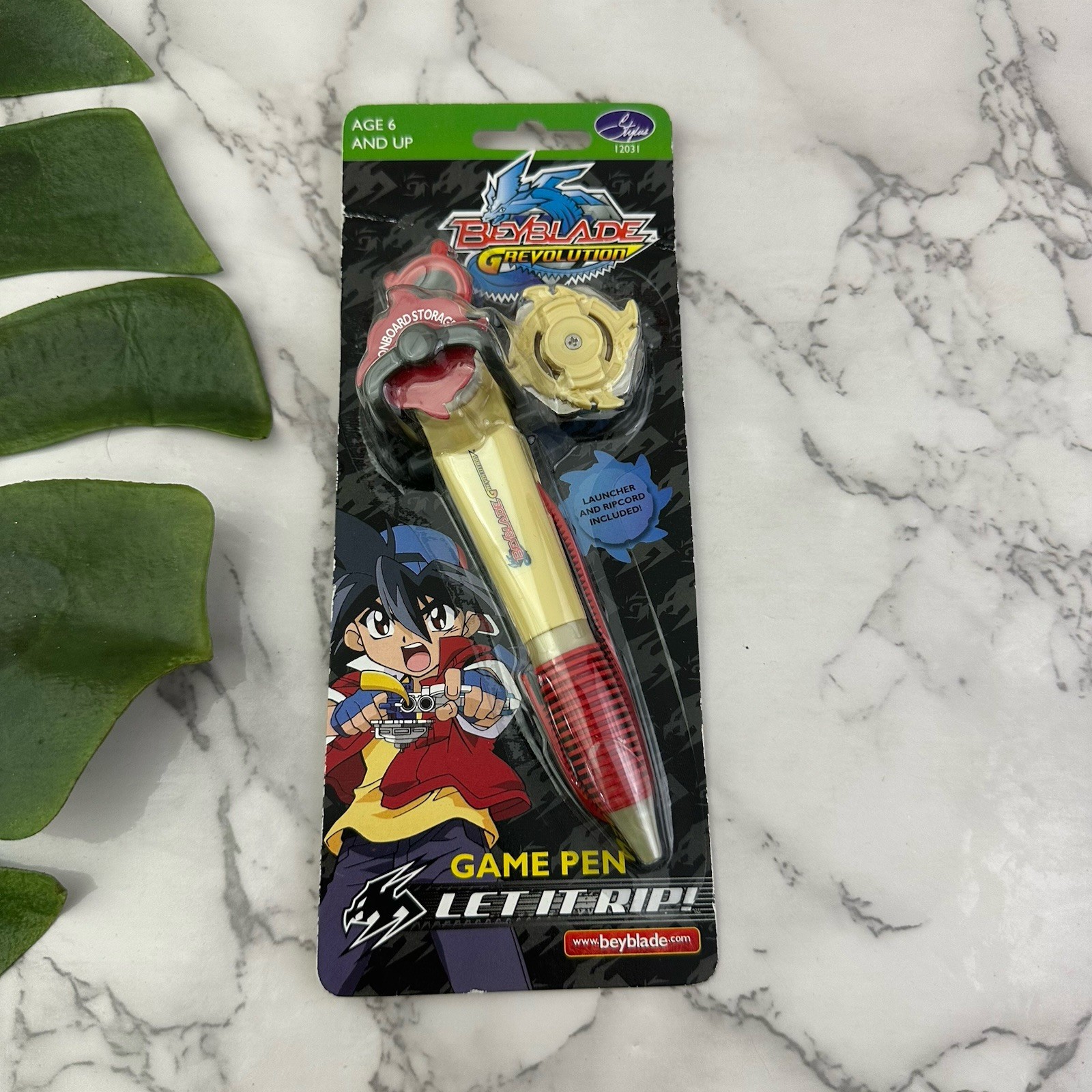 Beyblade Grevolution Vintage 00s Game Pen New Let it Rip Stylus Playable