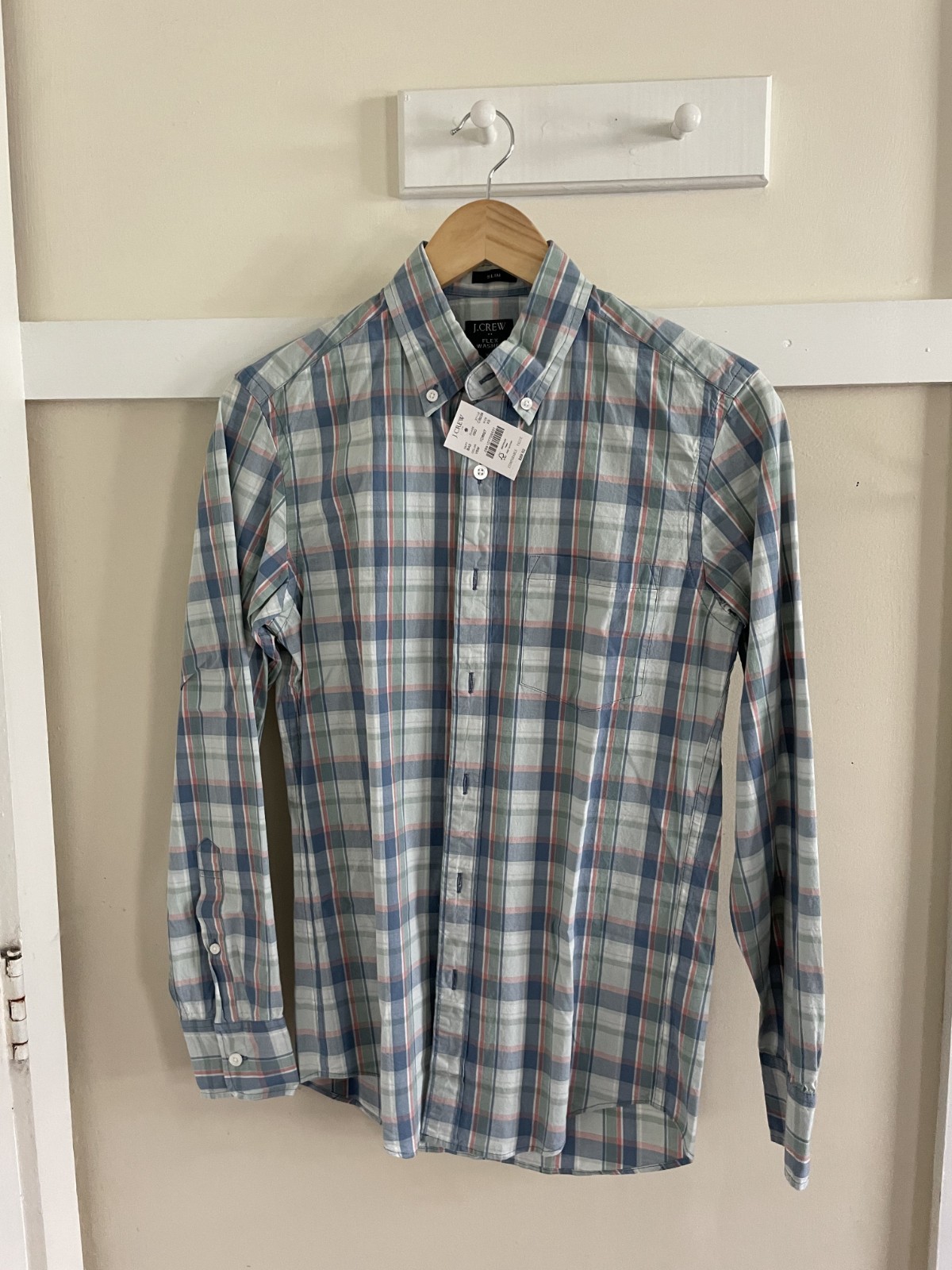 J.Crew Mens Size XS Slim Flex Casual Shirt - New With Tags J.Crew Mens Size XS Slim Flex Casual Shirt - New With Tags