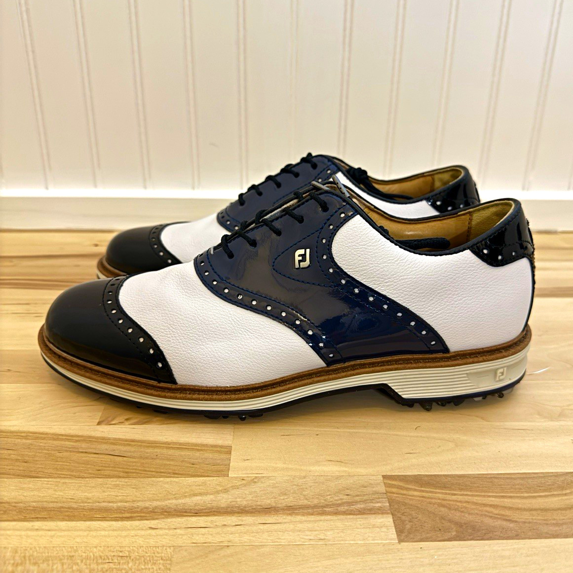 FootJoy Premiere Wilcox Golf Shoes Navy White Men’s 8.5 M 54323