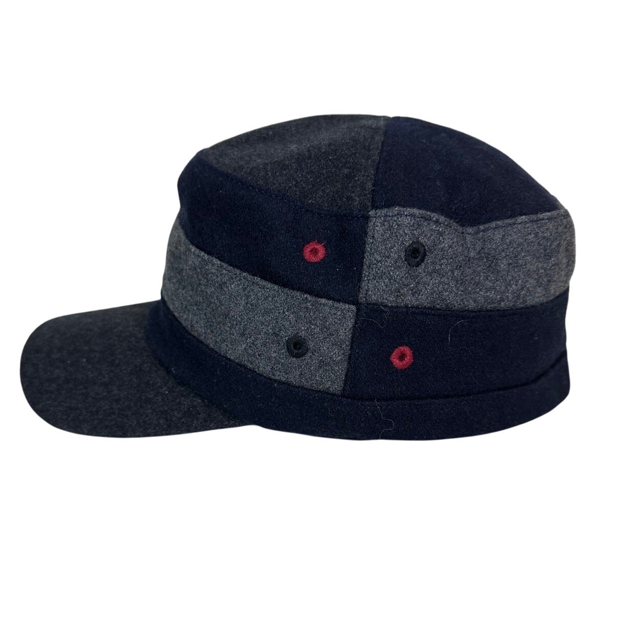 Vintage Grace Tokyo Men\'s Army Cadet Military Cap Hat Adjustable Wool Japan Vintage Grace Tokyo Men\'s Army Cadet Military Cap Hat Adjustable Wool Japan