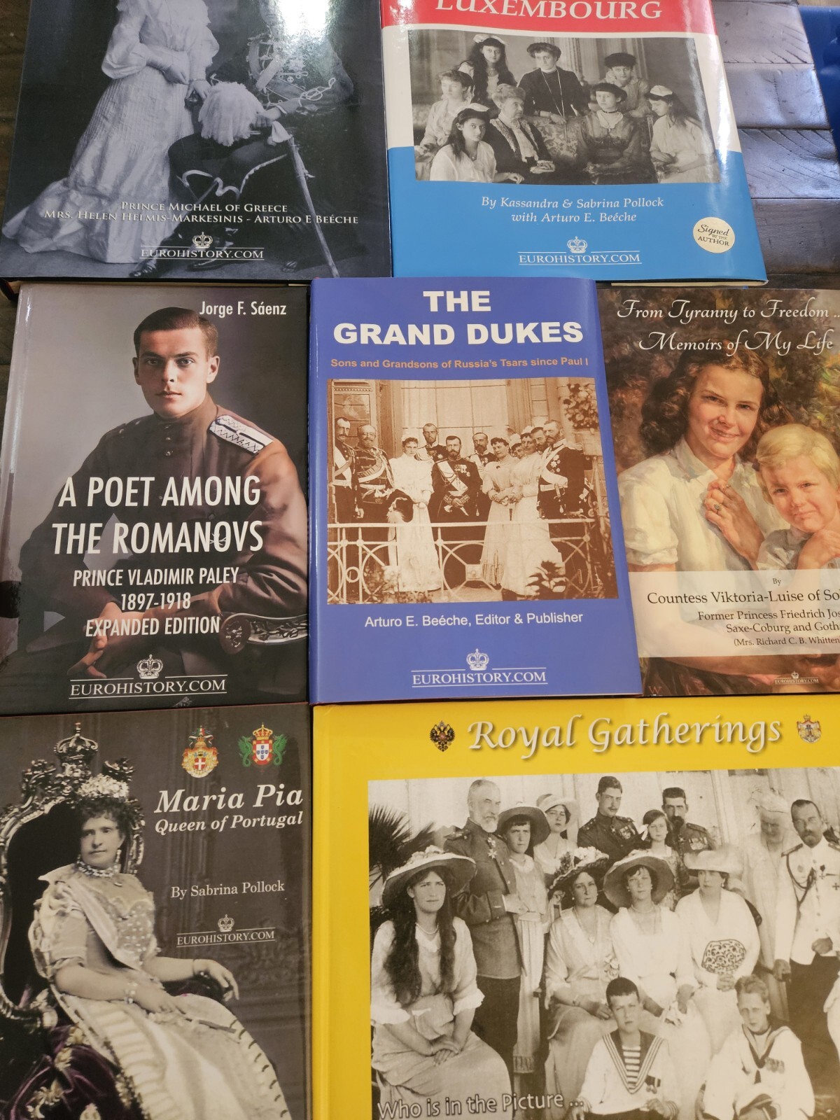 Royal European Euro History Lot 7 Russia Romanov Dukes Nassaus Hellenic SIGNED Royal European Euro History Lot 7 Russia Romanov Dukes Nassaus Hellenic SIGNED