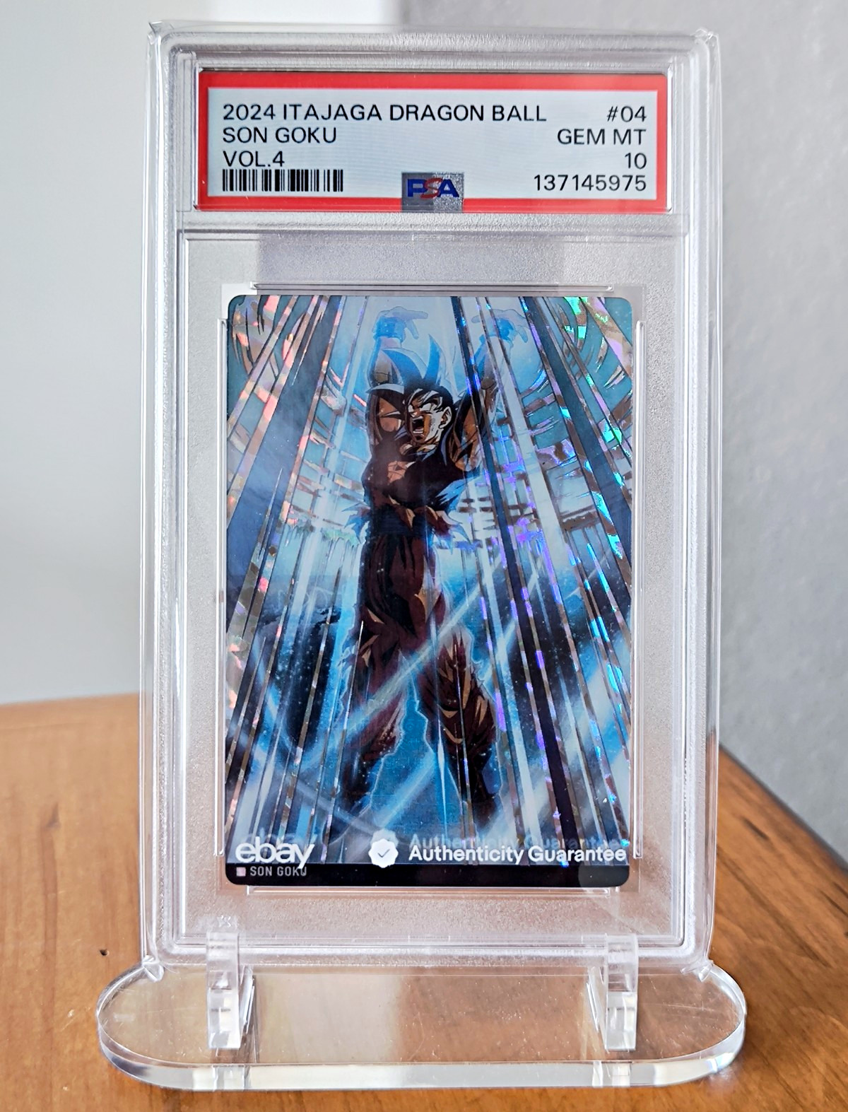 Dragon Ball Itajaga Vol. 4 #04 Son Goku  PSA 10 
