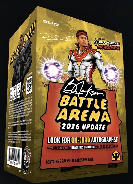 PRESALE 2026 Bo Jackson Battle Arena Update Blaster Box Mahomes Sealed PRESALE 2026 Bo Jackson Battle Arena Update Blaster Box Mahomes Sealed
