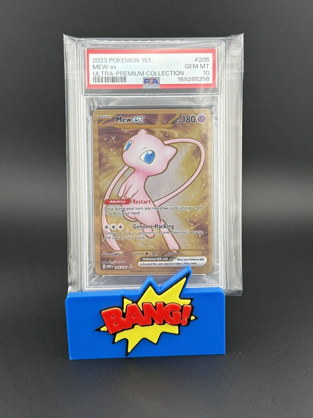 2023 POKEMON 151 ULTRA-PREMIUM COL #205 MEW EX PSA 10 Gem Mint Metal