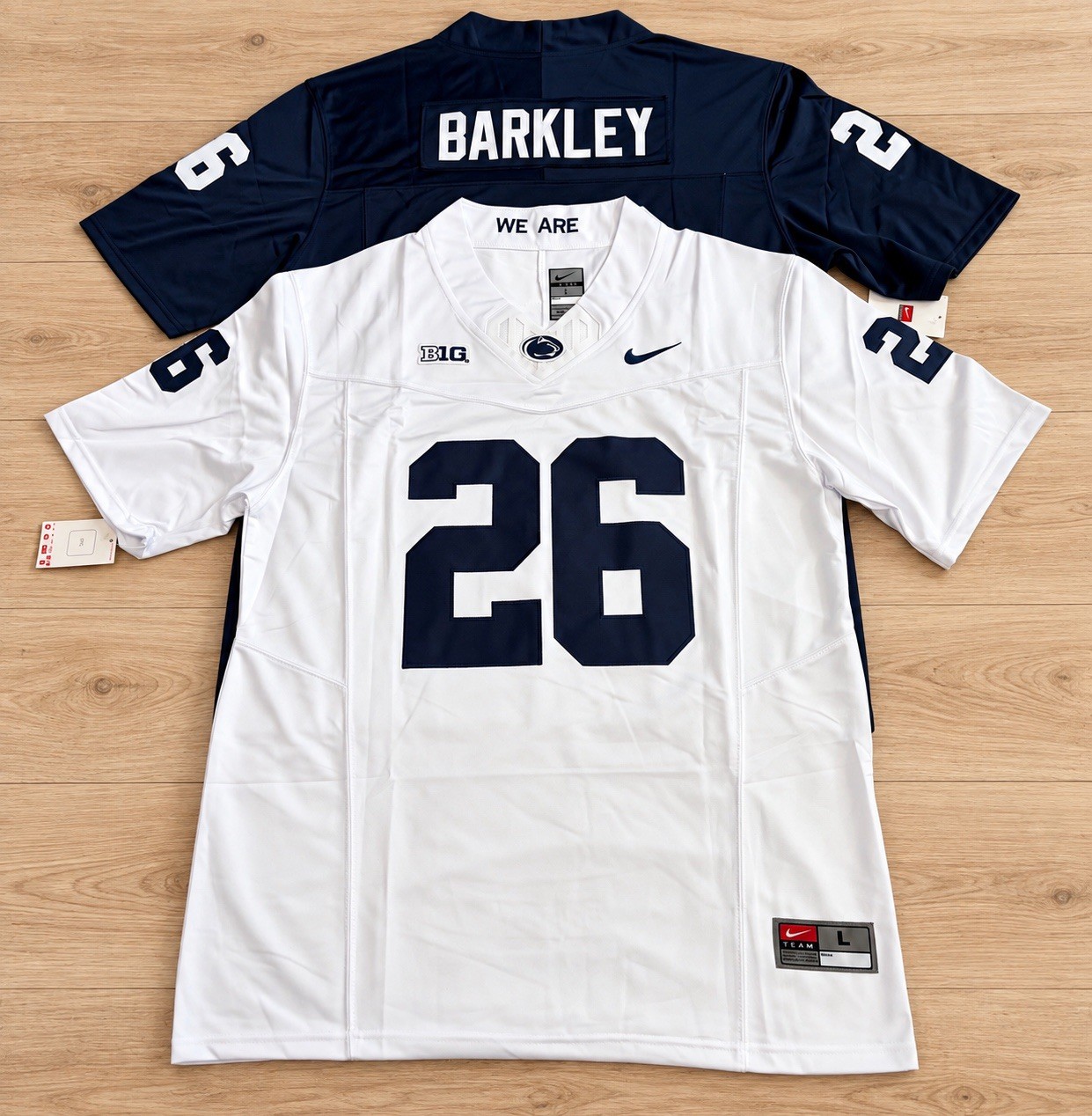 NEW Saquan Barkley Penn State #26 Jerseys Ships Fast 🔥🔥🔥